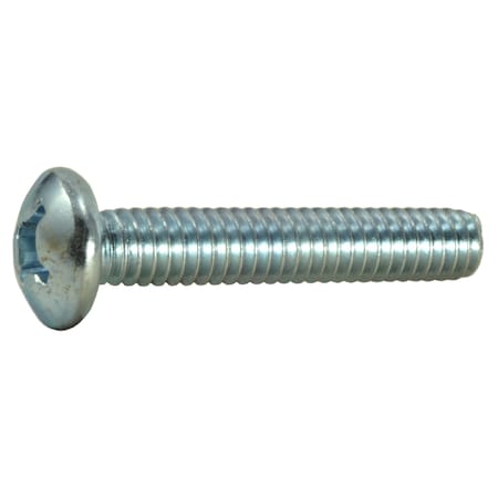 Midwest Fastener #12-24 x 1-1/4 in Phillips Pan Machine Screw, Zinc Plated Steel, 20 PK 32045